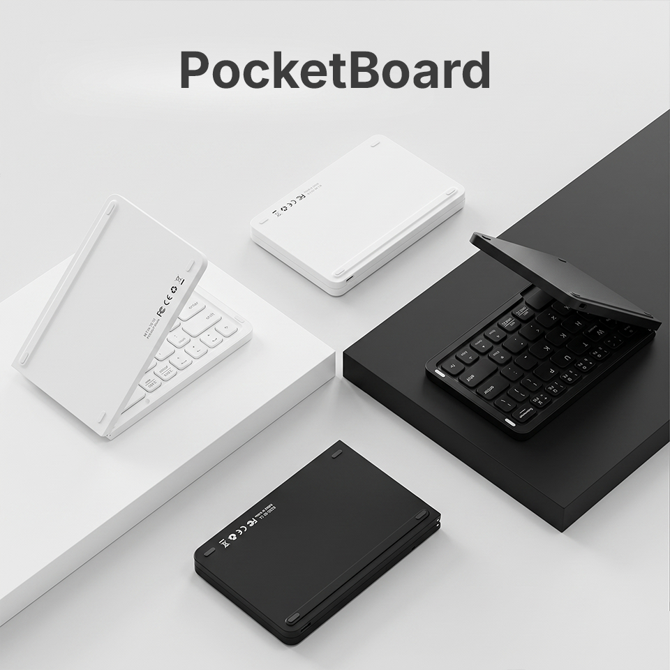 PocketBoard Foldable Bluetooth Keyboard
