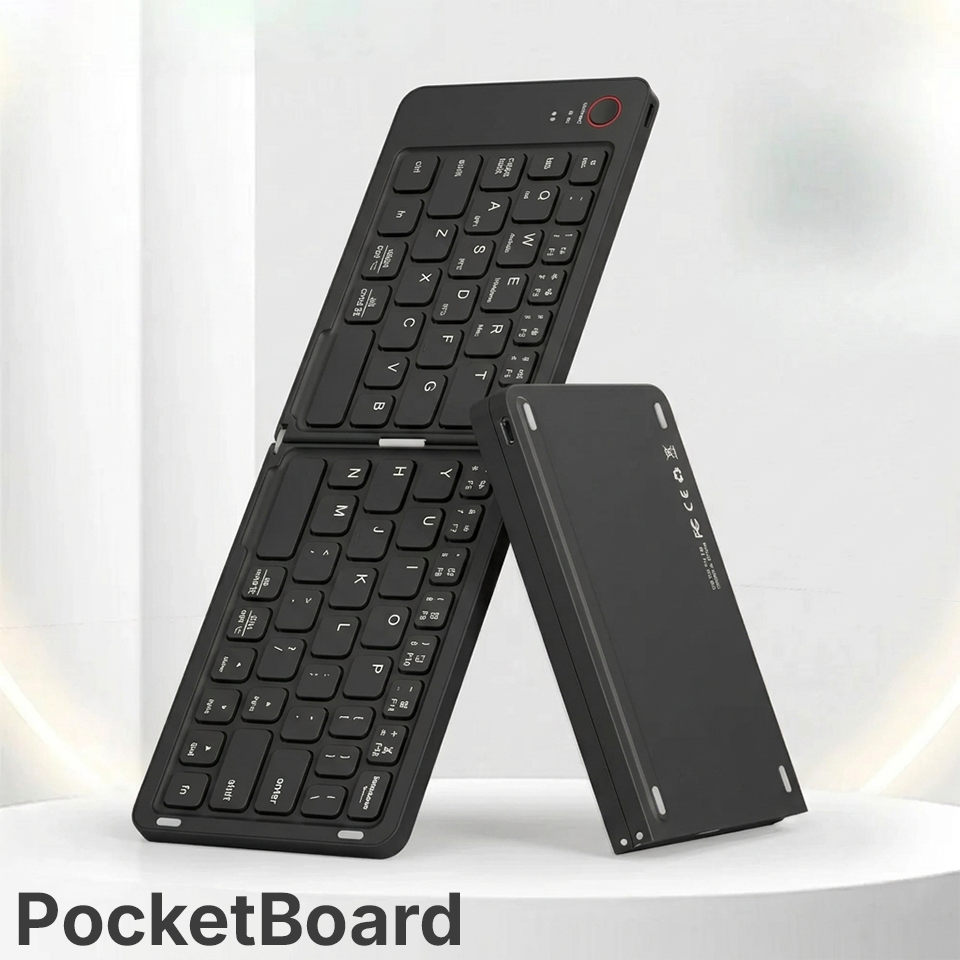 PocketBoard Foldable Bluetooth Keyboard