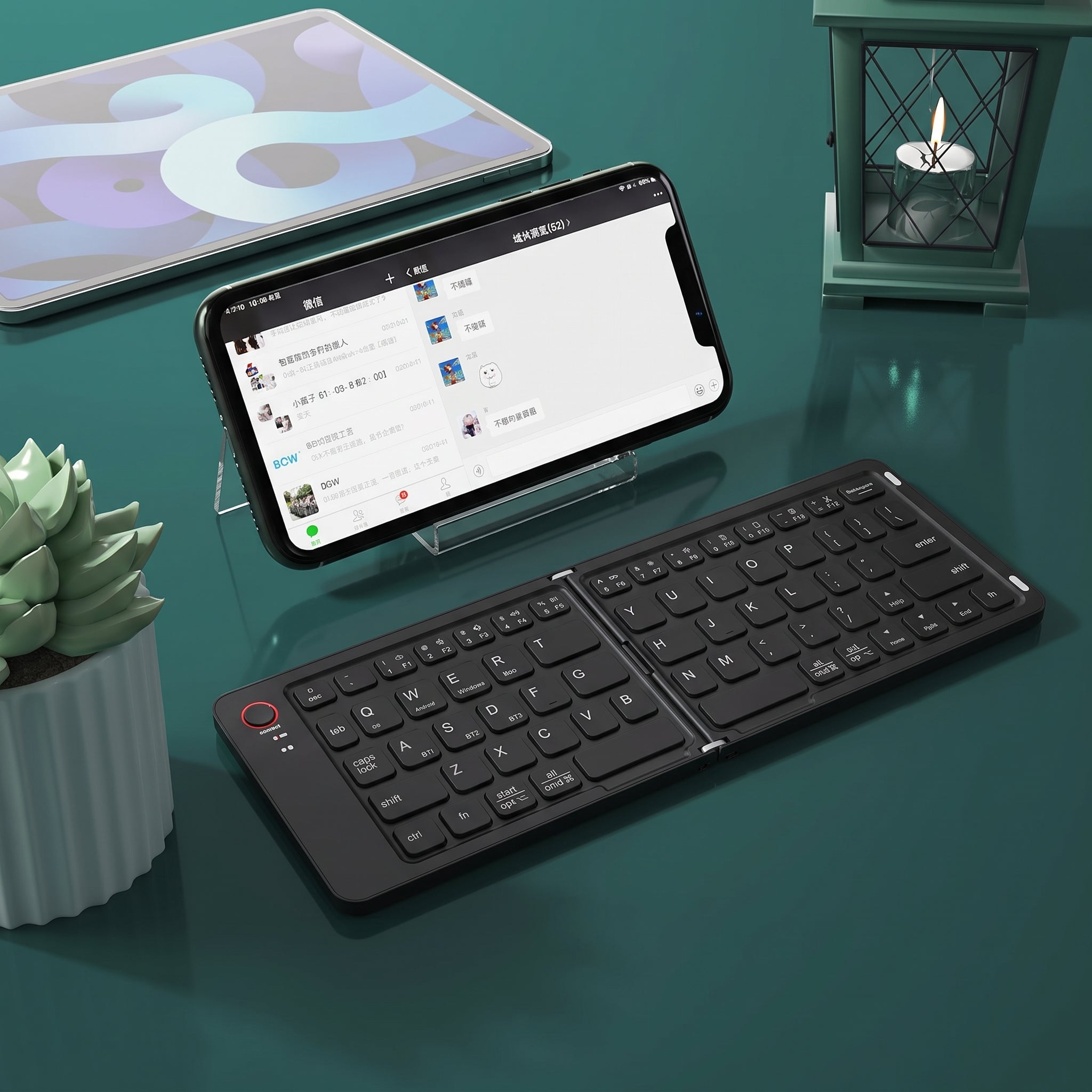 PocketBoard Foldable Bluetooth Keyboard